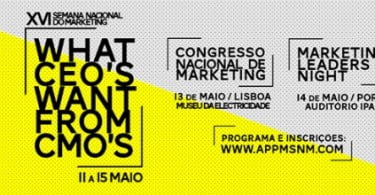 Congresso Nacional de Marketing da APPM é já na próxima semana