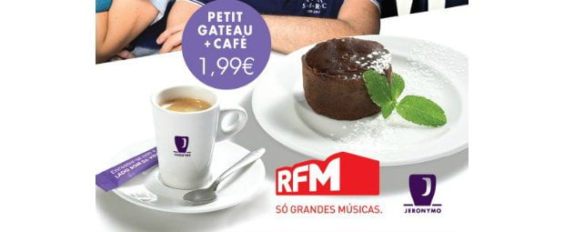 RFM e cafetarias Jeronymo acordam parceria