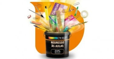 Dyrup devolve 20% do valor gasto em material escolar