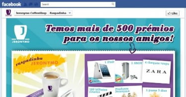 Jeronymo Coffe-Shop lança raspadinha no Facebook