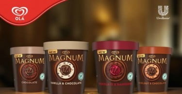 Magnum lança novos sabores em copo