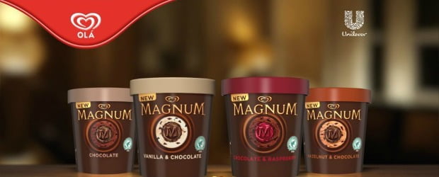 Magnum lança novos sabores em copo