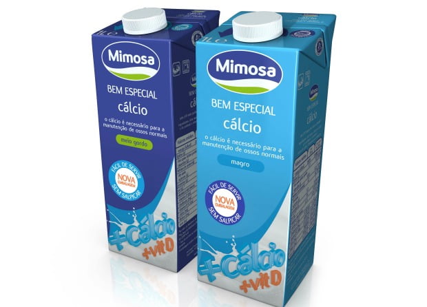 Mimosa lança nova embalagem do leite Bem Especial Cálcio