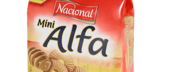 Nacional lança bolachas Alfa em tamanho mini