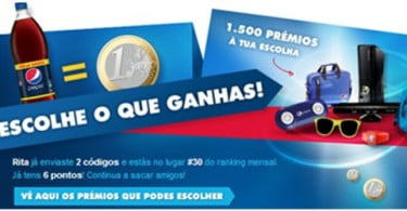 Pepsi lança campanha de prémios no Facebook