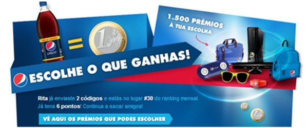 Pepsi lança campanha de prémios no Facebook