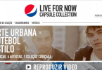 Pepsi lança linha de moda mundial