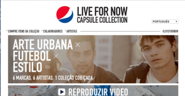Pepsi lança linha de moda mundial