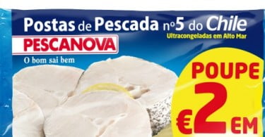 Pescanova oferece vale de compras com Postas de Pescada nº5 do Chile