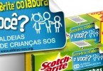 Scotch-Brite e Aldeias SOS lançam campanha para ajudar crianças desfavorecidas