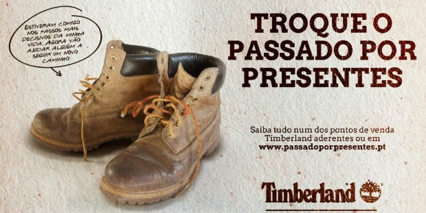 Timberland convida portugueses a trocarem "passado por presentes"