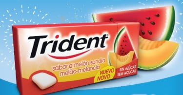 Trident lança sabor Melão-Melancia