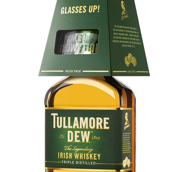 Whiskey Tullamore D.E.W. lança embalagem especial