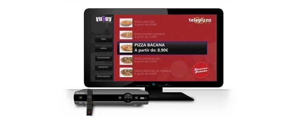 Telepizza junta-se ao yubuy e vende pizzas pela televisão