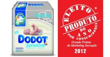 Toalhitas Dodot Sensitive vencem Produto do Ano 2012