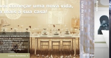IKEA disponibiliza listas de casamento