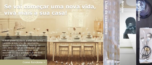 IKEA disponibiliza listas de casamento