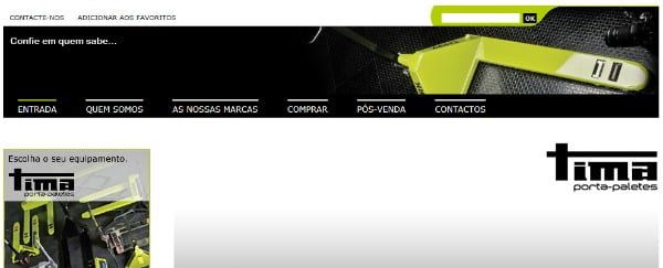 Tima lança site de equipamentos manuais para movimentação de carga