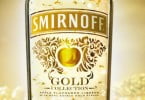 Diageo lança Smirnoff Gold Apple com pepitas de ouro de 23 quilates