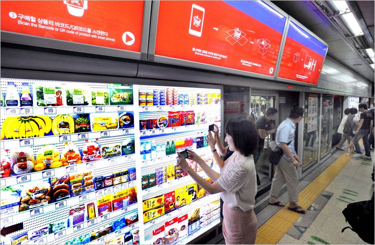 Loja virtual da Tesco em Seoul é a inovação do ano no retalho