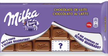 Último quadrado Milka chega a Portugal