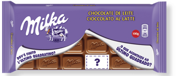Último quadrado Milka chega a Portugal