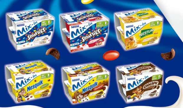 Nestlé lança nova marca de iogurtes bi-compartimentados