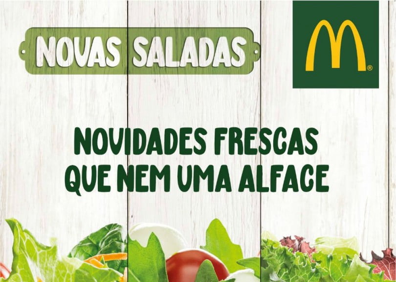 novas saladas McDonalds Verão