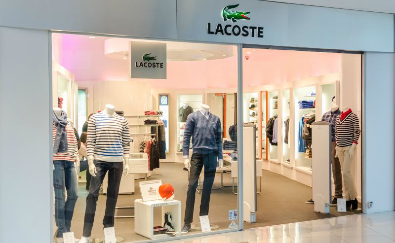 Lacoste loja montra