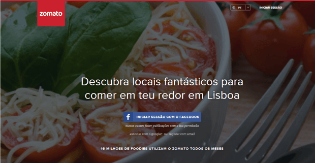 Zomato portugal