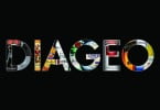 Diageo logo fundo preto