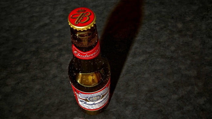 garrafa de cerveja Budweiser