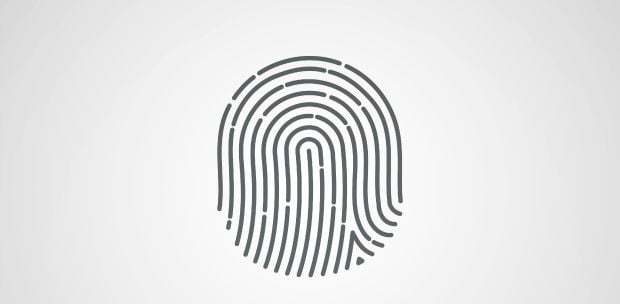 impressao digital ilustracao