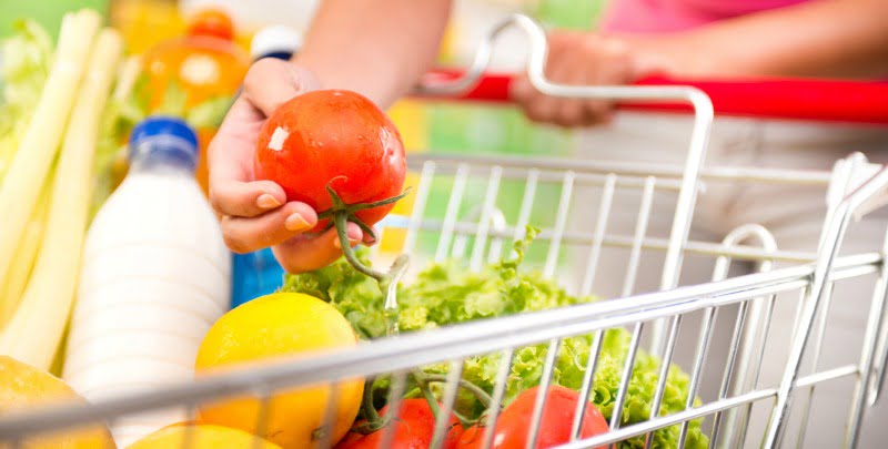 carrinho de compras cheio