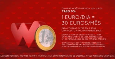 Worten Campanha Crédito