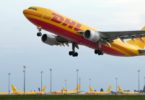 DHL Express avião Distribuição Hoje