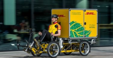 bicicleta elétrica DHL Express