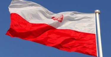 bandeira da Polónia Distribuição Hoje