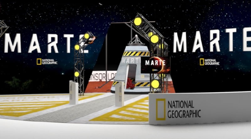 Centro Comercial Colombo viagem a Marte Distribuição Hoje