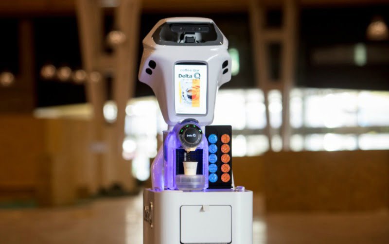 Delta Q robot Qoffee Qar Distribuição Hoje