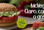 hambúrguer vegetariano McDonald's