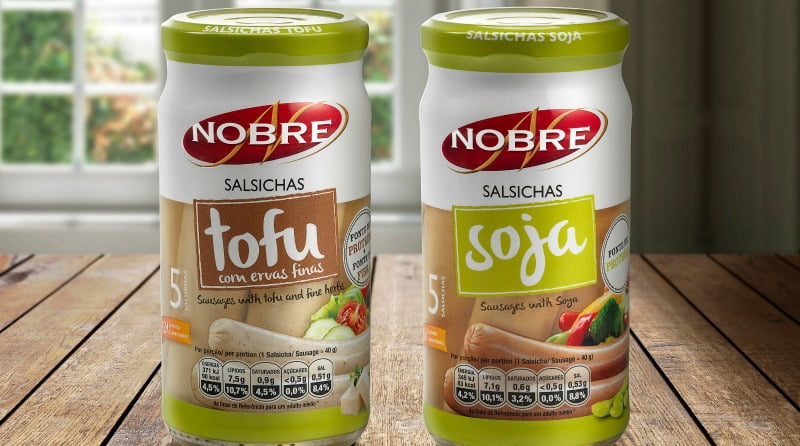 Nobre salsichas soja e tofu Distribuição Hoje