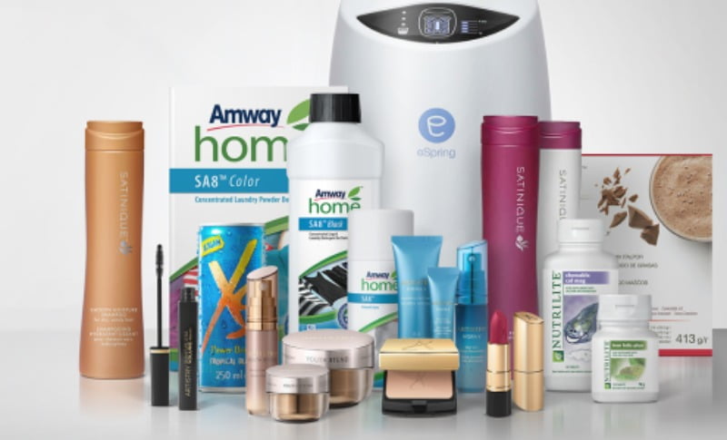 Amway produtos Distribuição Hoje