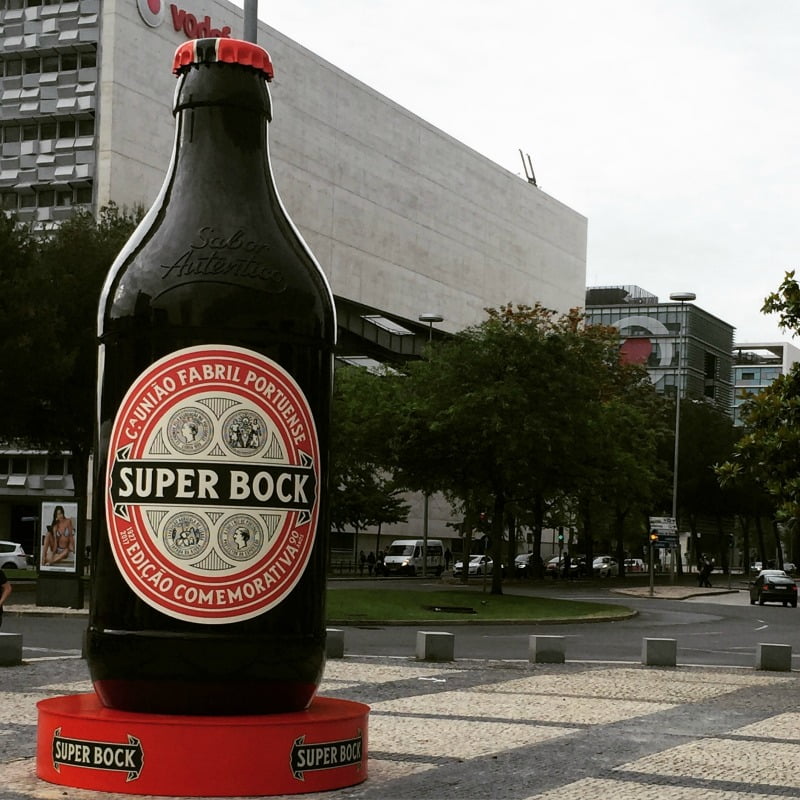 Super Bock com 7 metros vai percorrer Lisboa e Porto