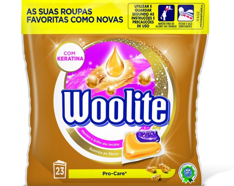 Woolite lança detergente com Keratina
