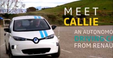 CALLIE o automóvel de condução autónoma da Renault