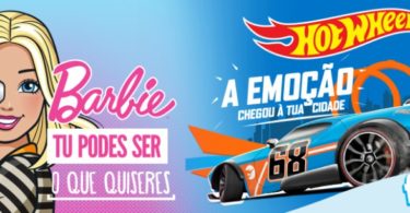 Água do Fastio lança garrafas da Barbie e Hot Wheels