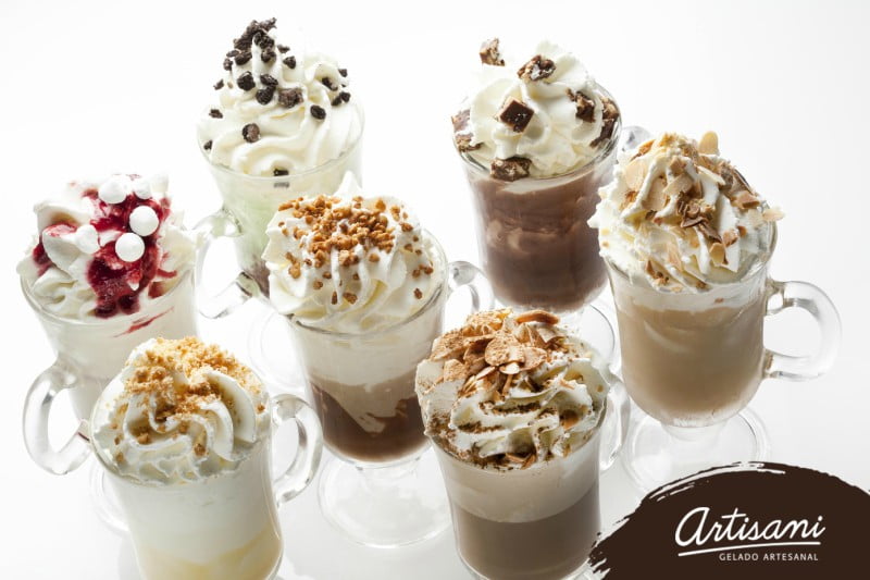 Artisani cria linha de bebidas quentes com gelado