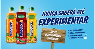 Sunquick lança variedades com menos 30% de açúcar e nova embalagem