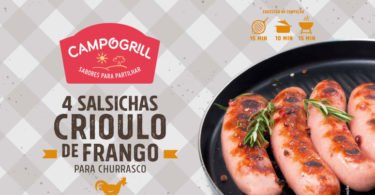 Campogrill lança salsicha Crioulo de Frango